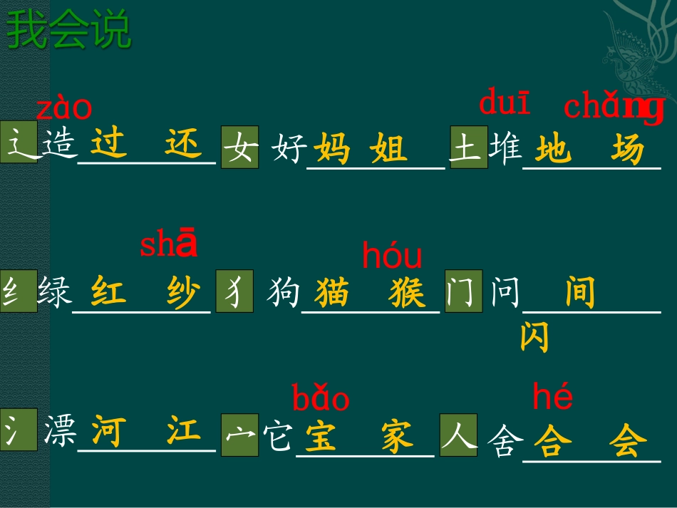 (人教版)一年级上册《语文园地六》_第3页