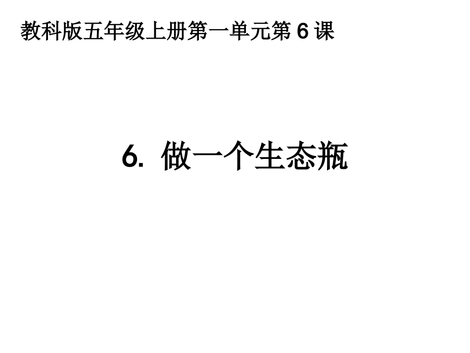 做一个生态瓶_第1页