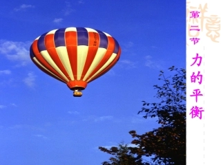 2.力的平衡