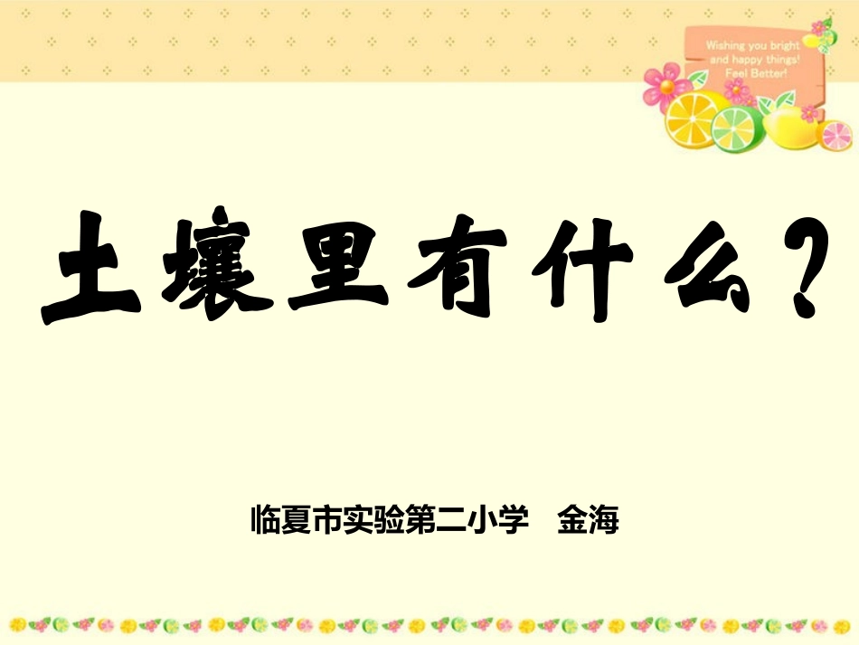 1-土壤里有什么_第1页