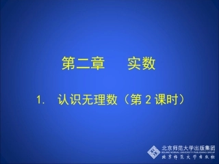 12认识无理数(第2课时)演示文稿