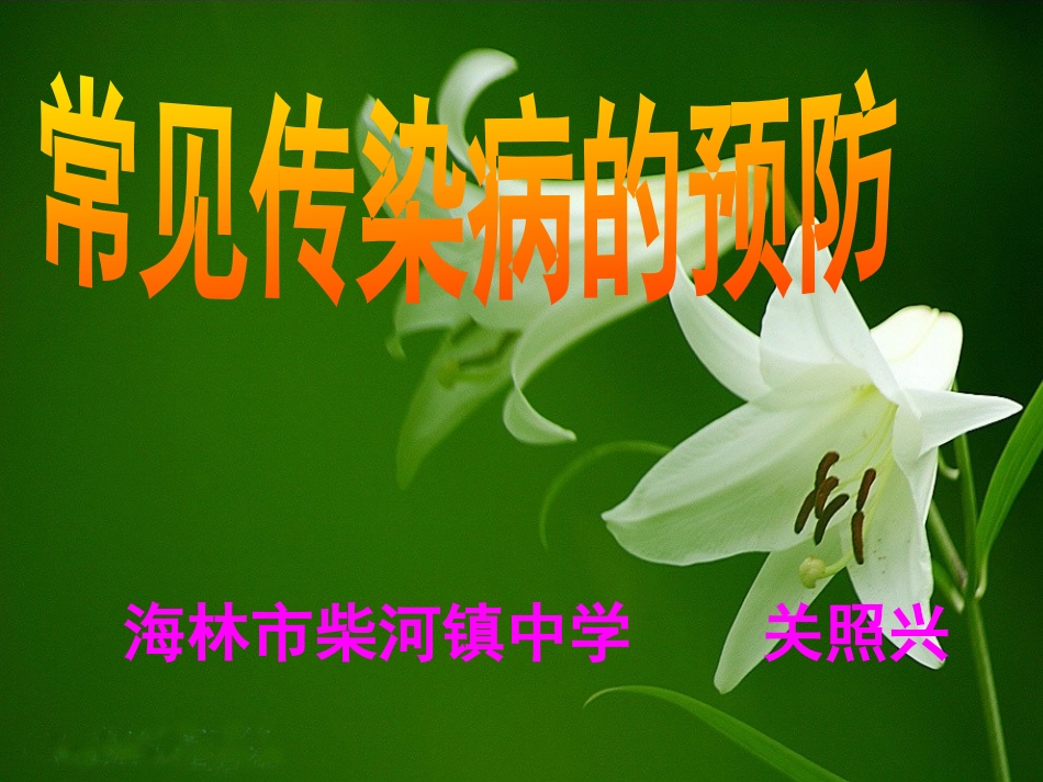 常见传染病的预防-(3)_第1页