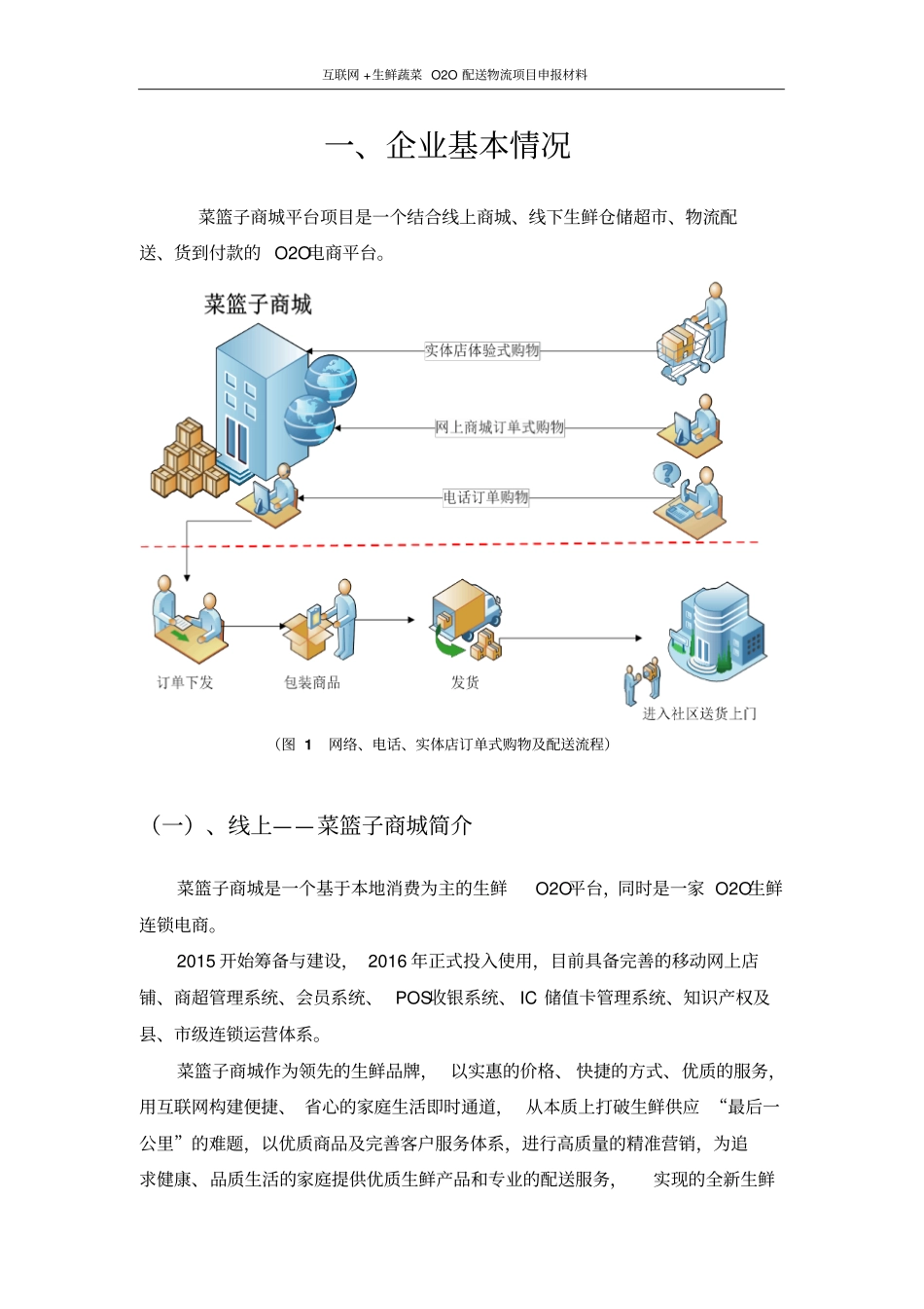 互联网+生鲜蔬菜O2O配送物流项目申报材料_第3页
