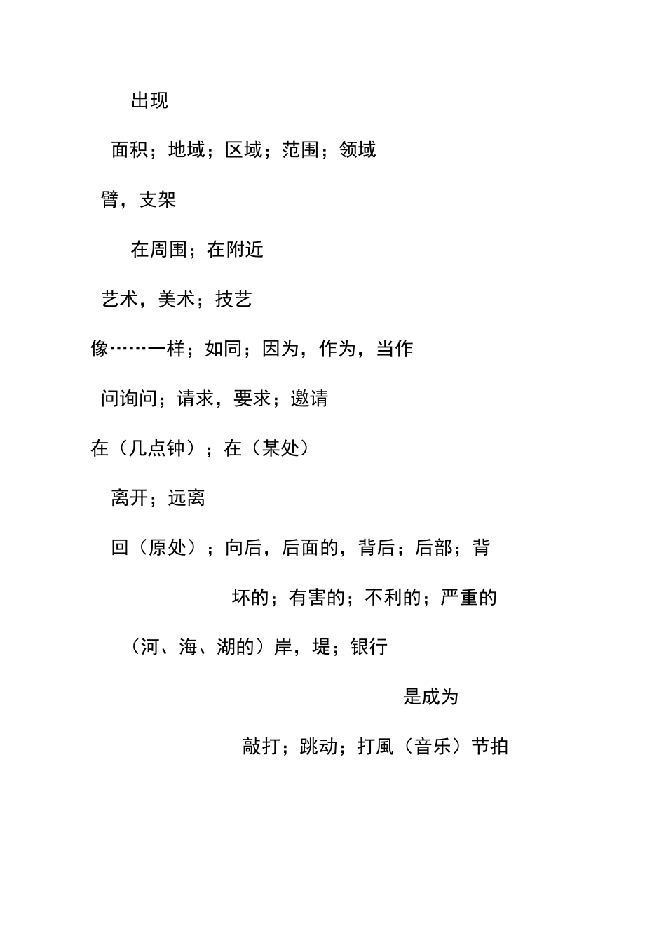 初中中考高频英语单词_第3页