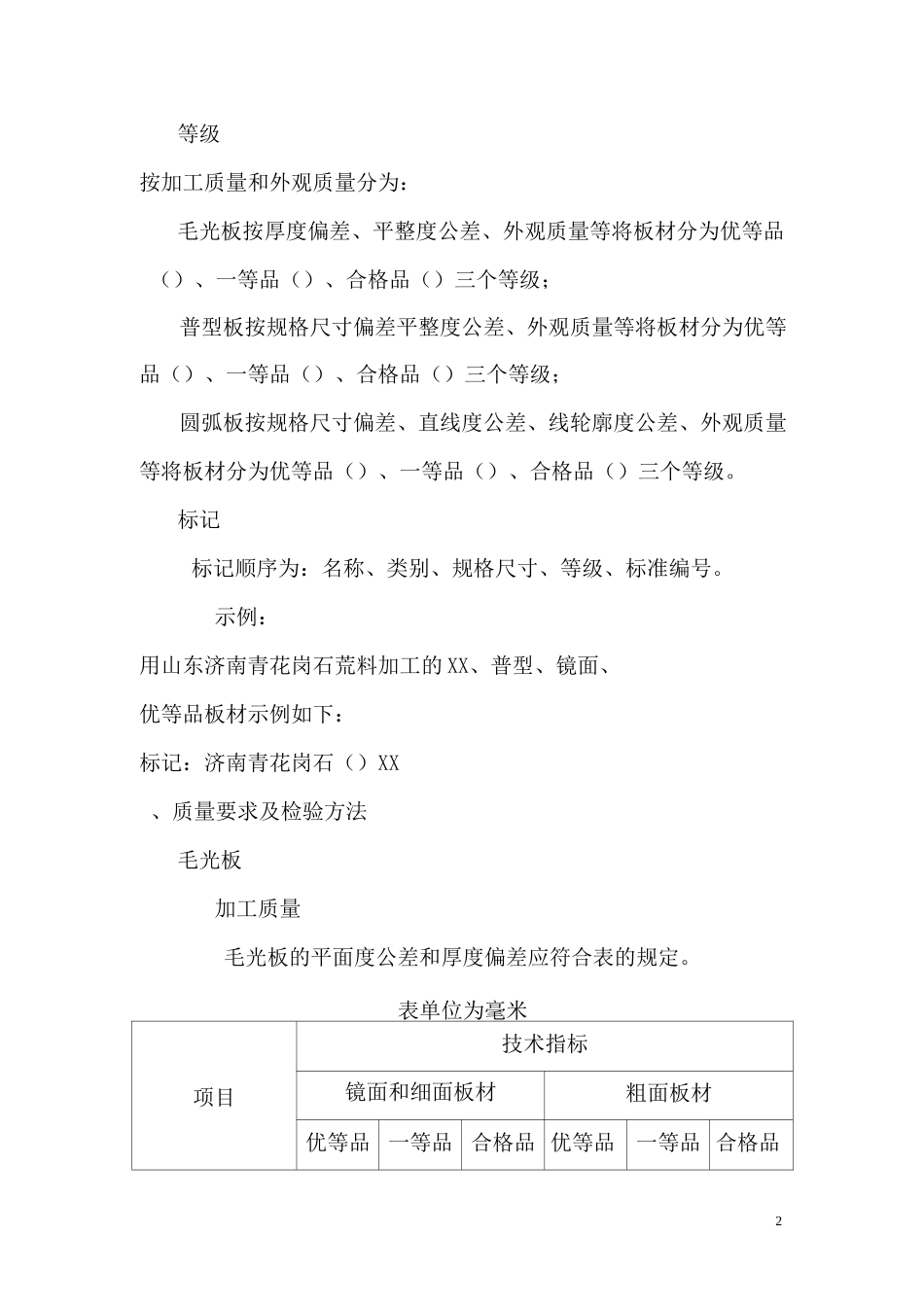 天然花岗石质量验收标准全解_第2页