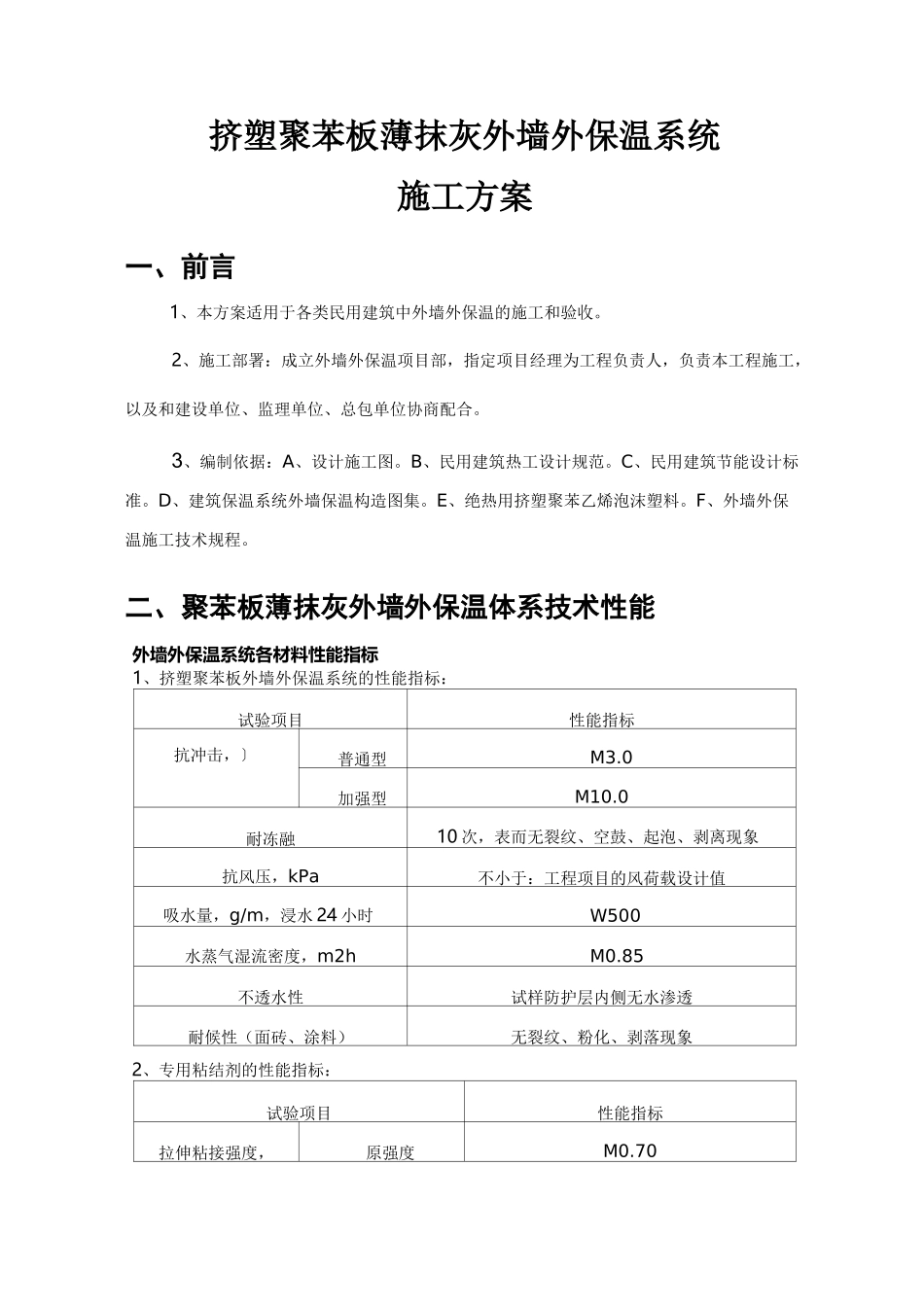 挤塑聚苯板施工与方案_第1页