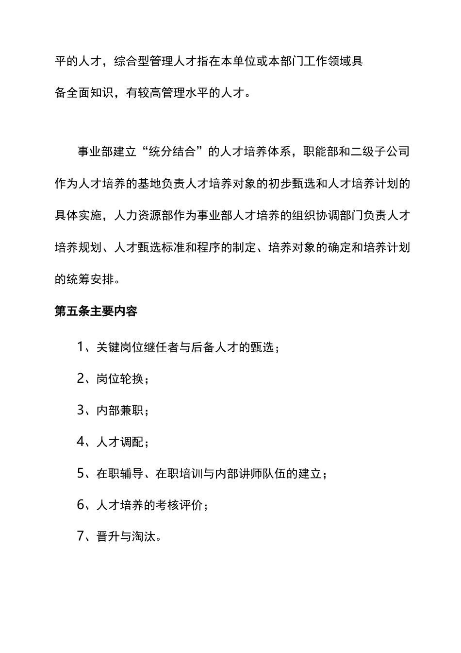 人才培养与人才梯队建设管理制度_第2页