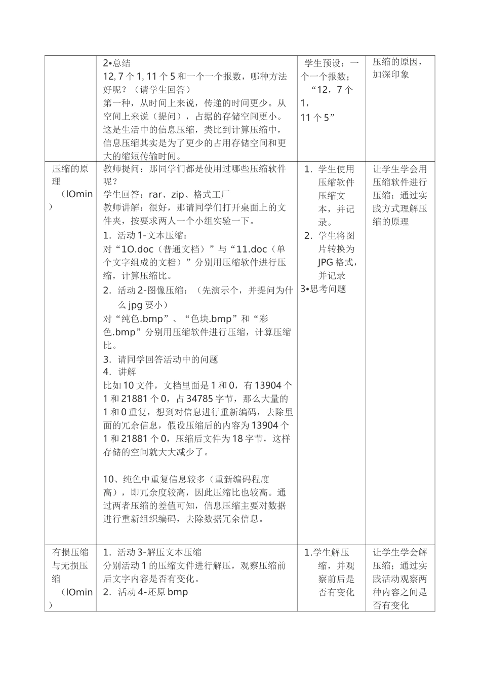 高中信息技术教案-信息压缩_第3页