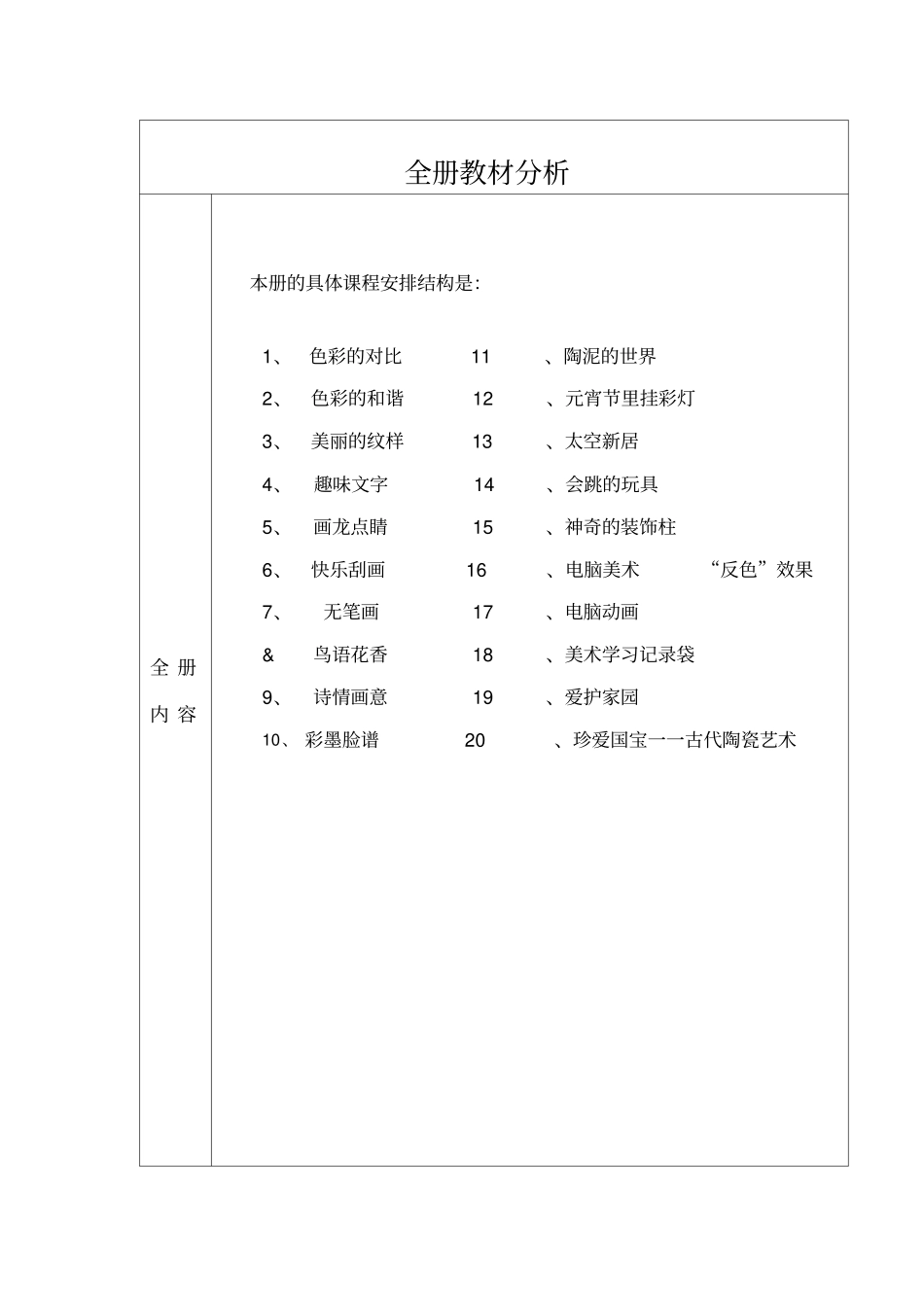 五年级美术教材分析_第1页