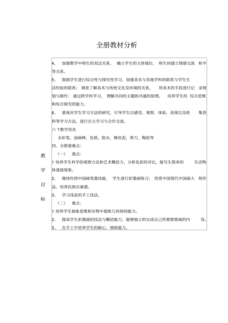 五年级美术教材分析_第3页