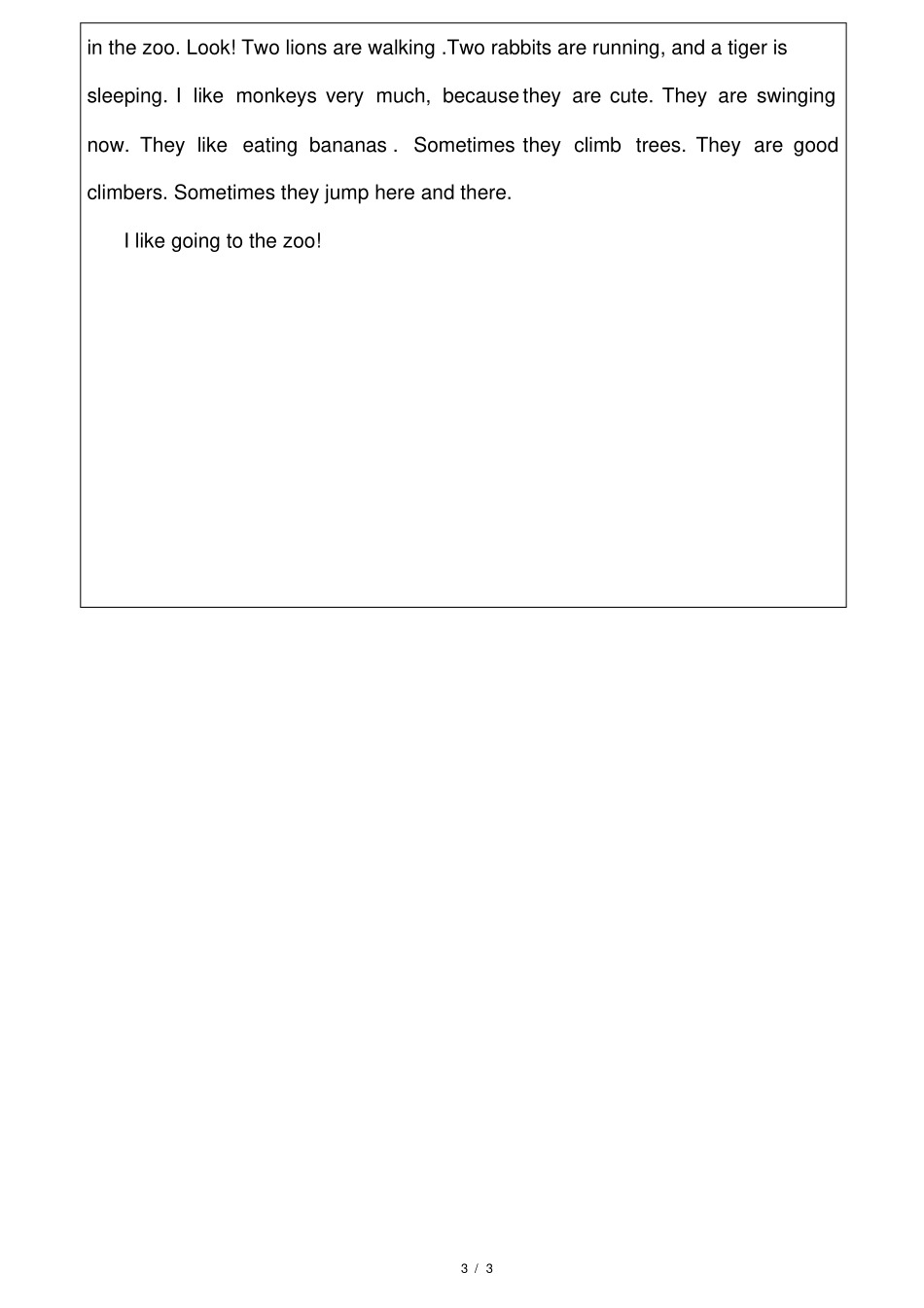 五年级英语口语考试训练材料_第3页