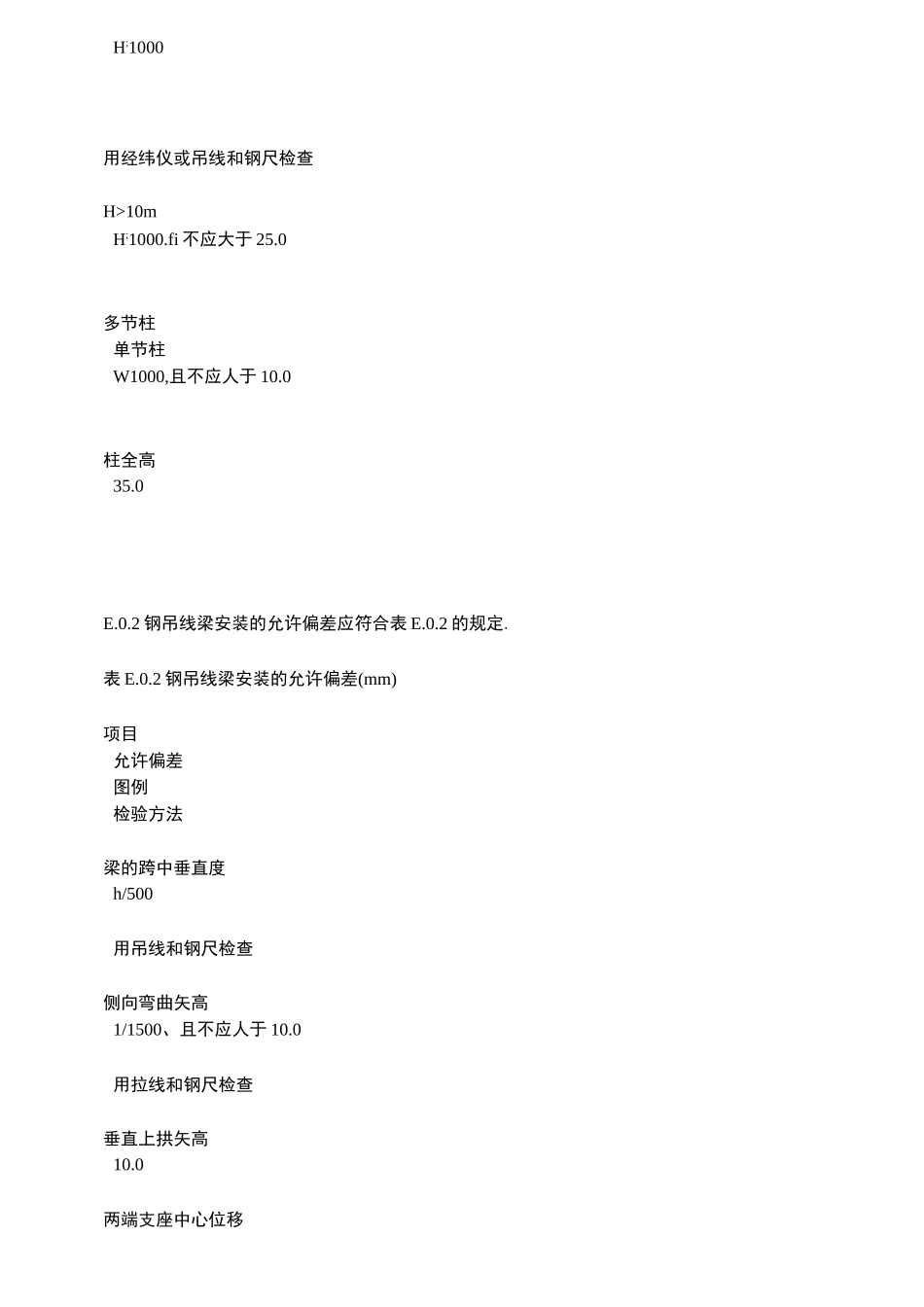 钢结构安装的允许偏差_第2页