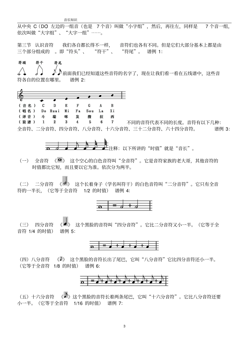 五线谱基础教程汇总_第3页