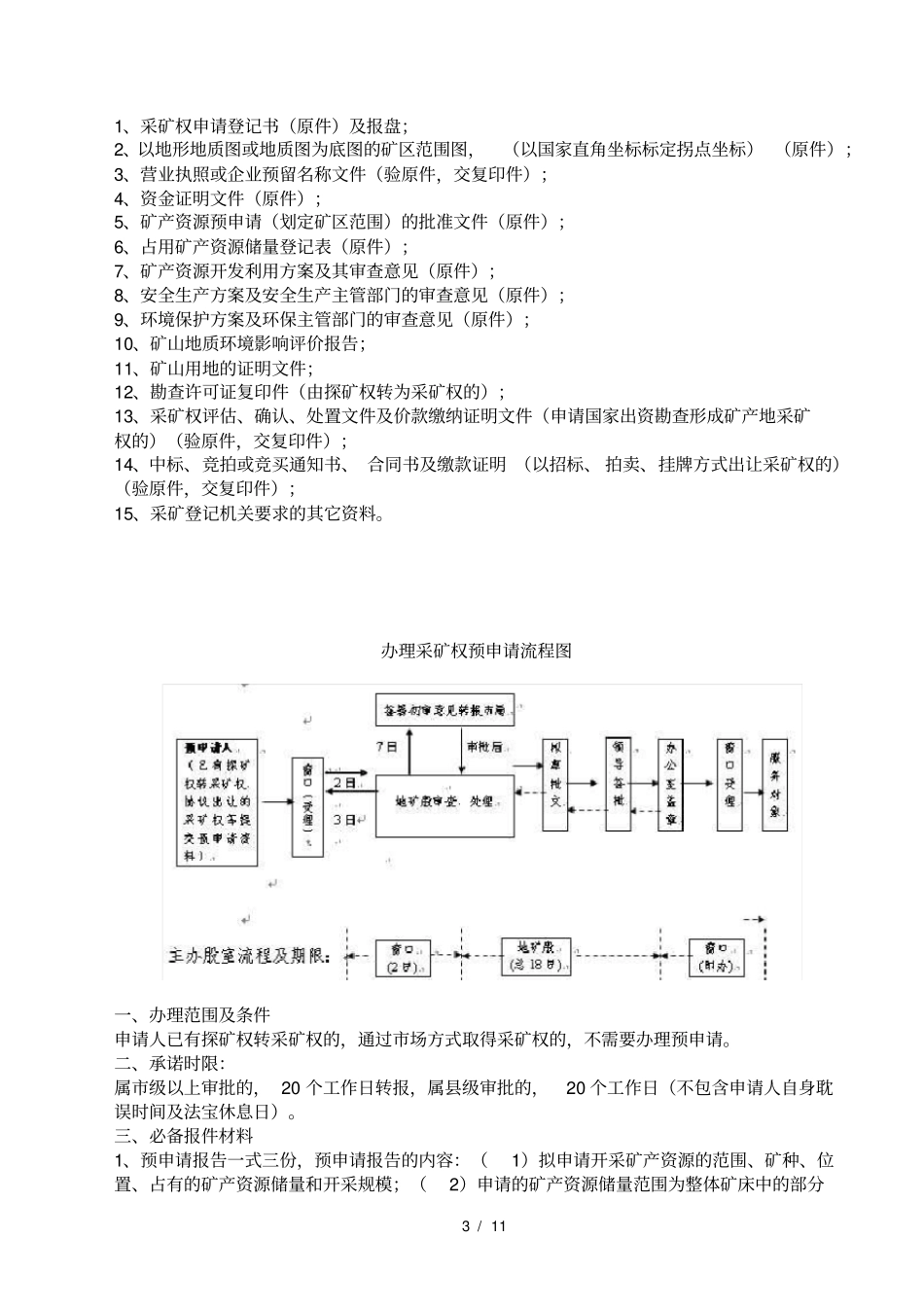 五证一照及采矿证审_第3页