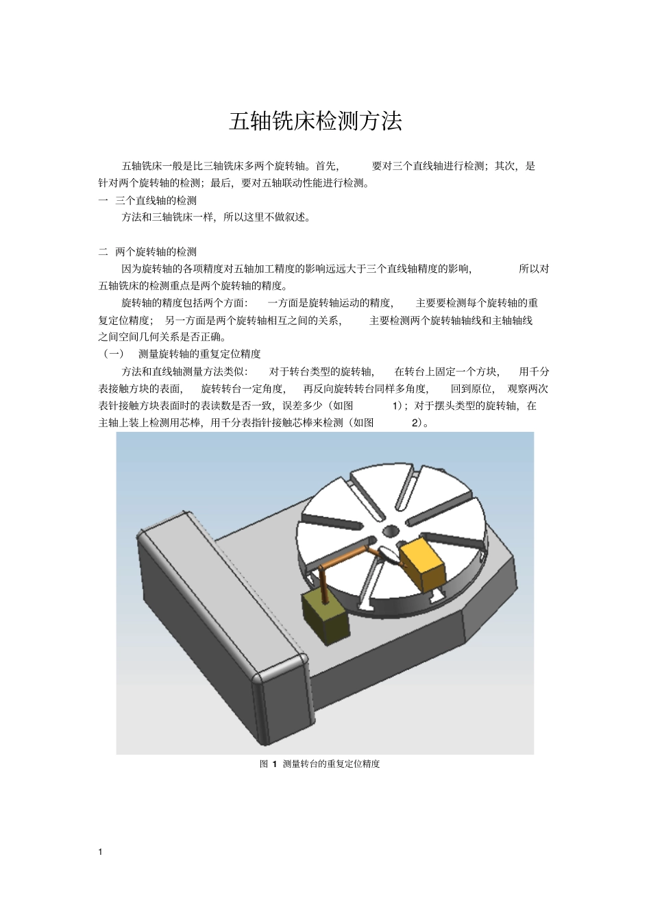 五轴机床检测方法_第1页
