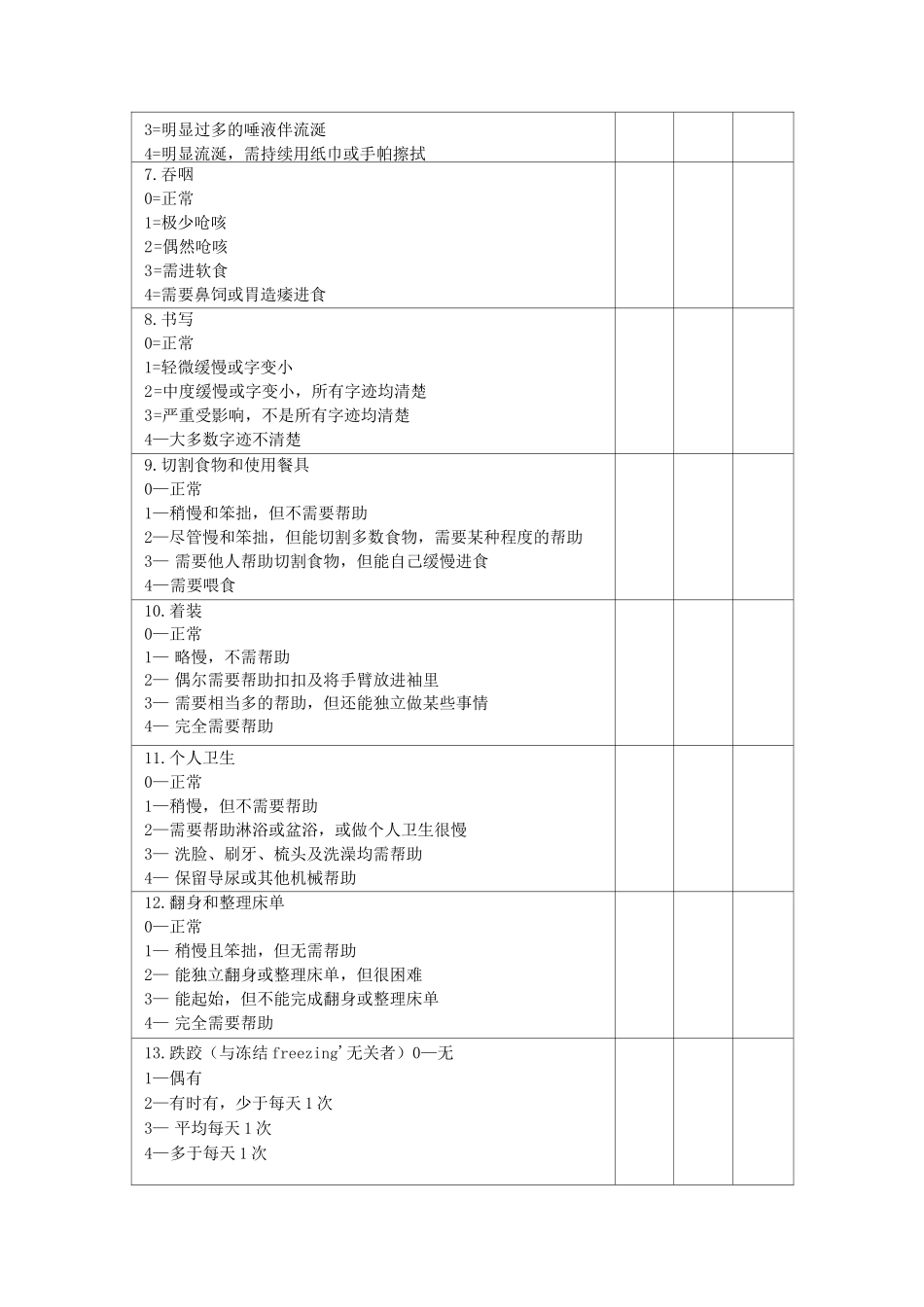 帕金森病评定量表_第2页