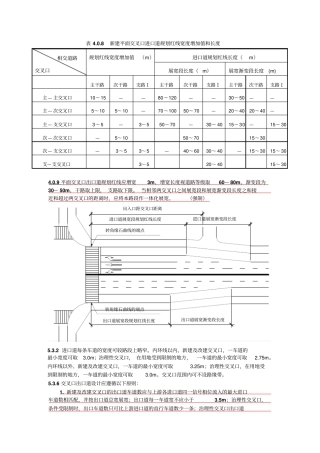 交叉口展宽设置规范