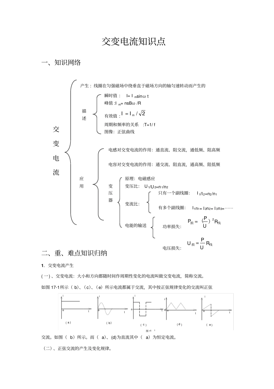 交变电流知识点老师_第1页