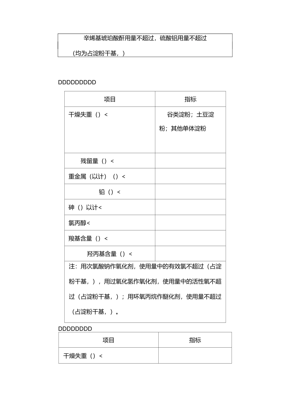 淀粉规格标准_第3页