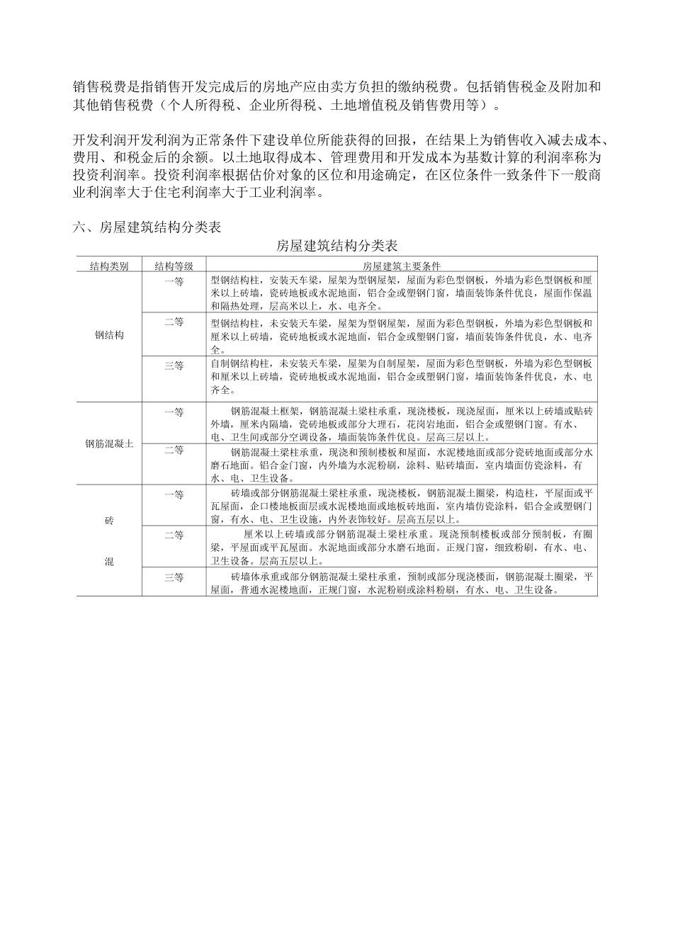 湖北省房屋重置价格体系_第3页