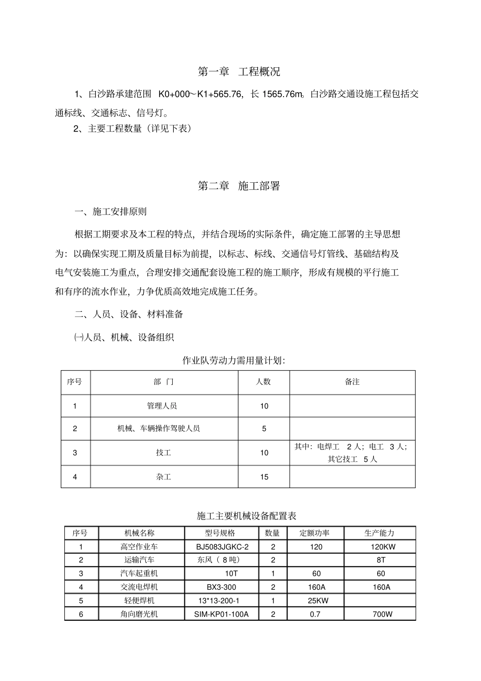 交通设施工程施工方案文档良心出品_第2页