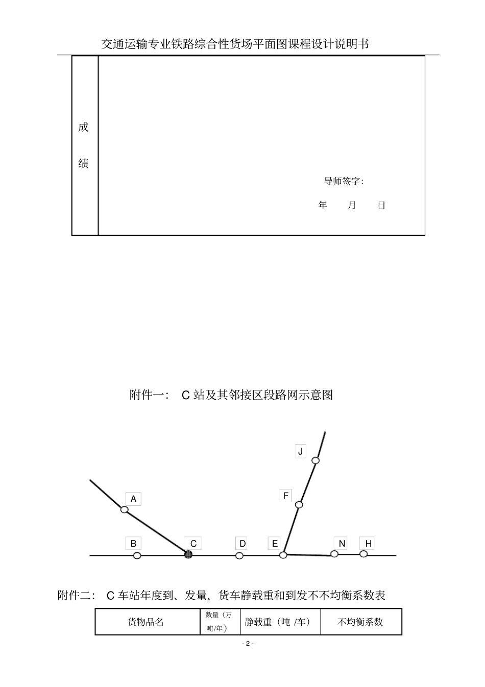 交通运输专业课程设计货运解读_第3页
