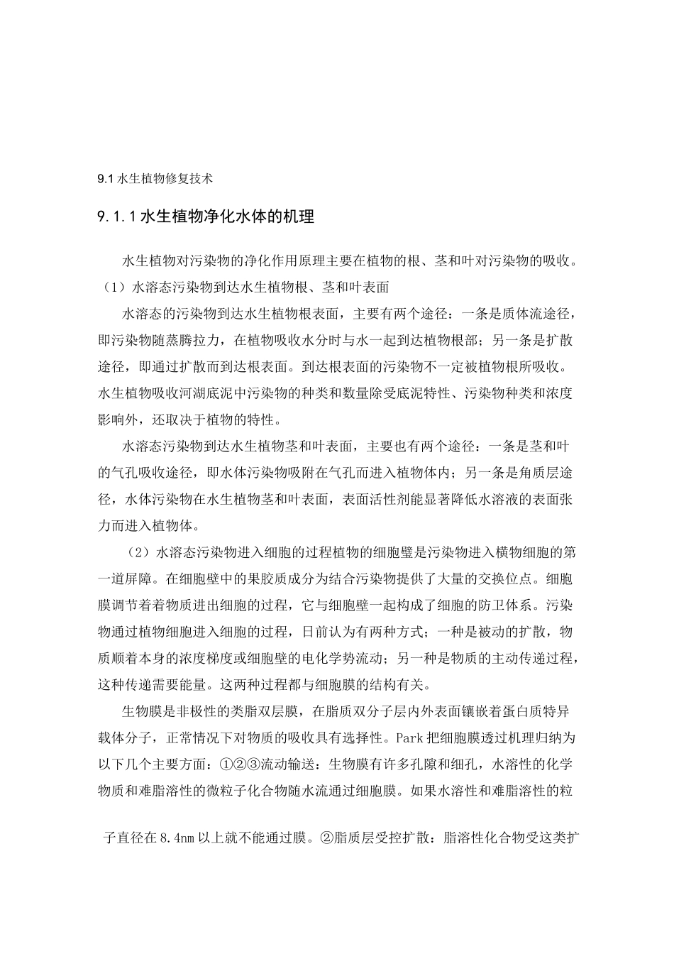 水生植物水体修复技术_第1页