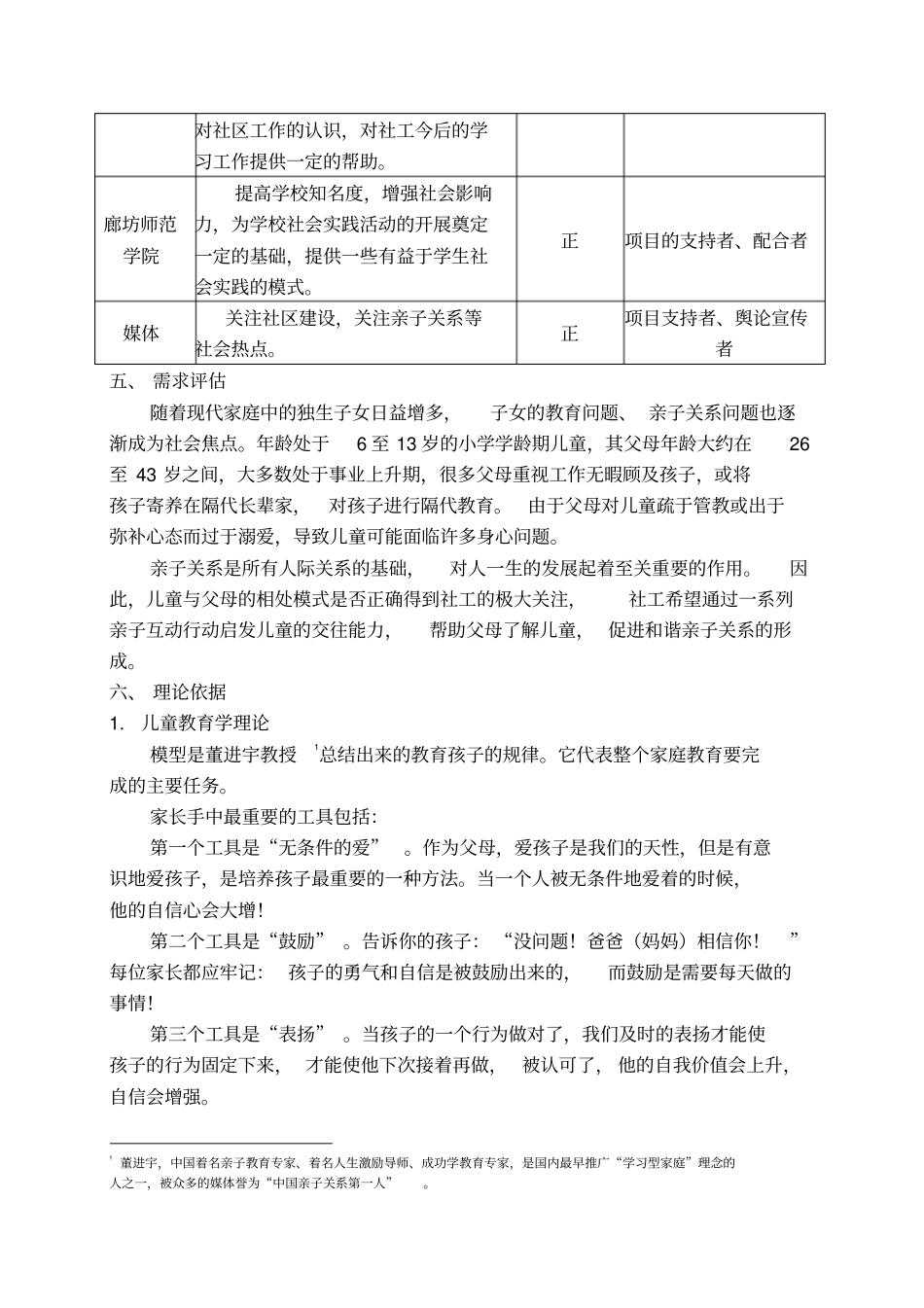亲子关系项目计划书_第3页