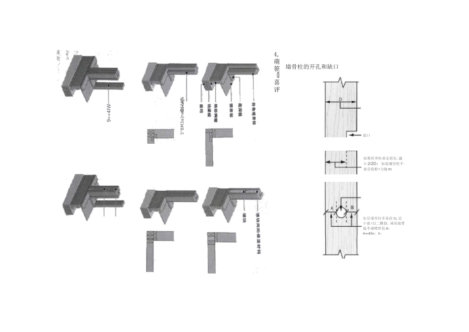木结构墙体施工技术交底_第3页