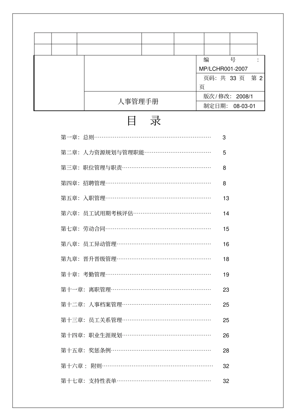 人事管理手册_第3页