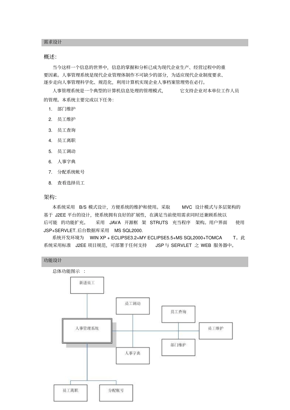 人事管理系统开发手册_第2页