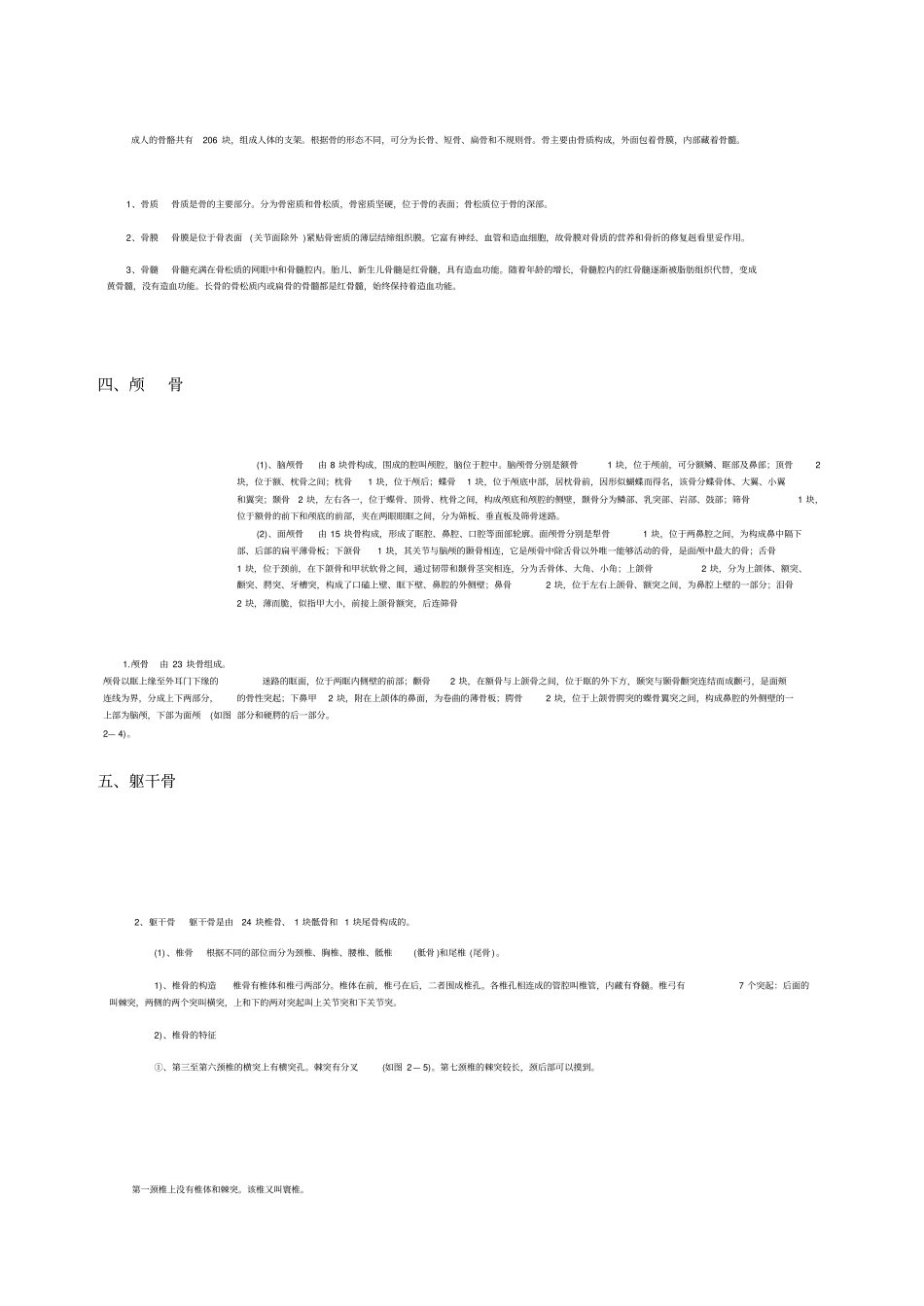 人体各部位名称及体表格标志_第2页