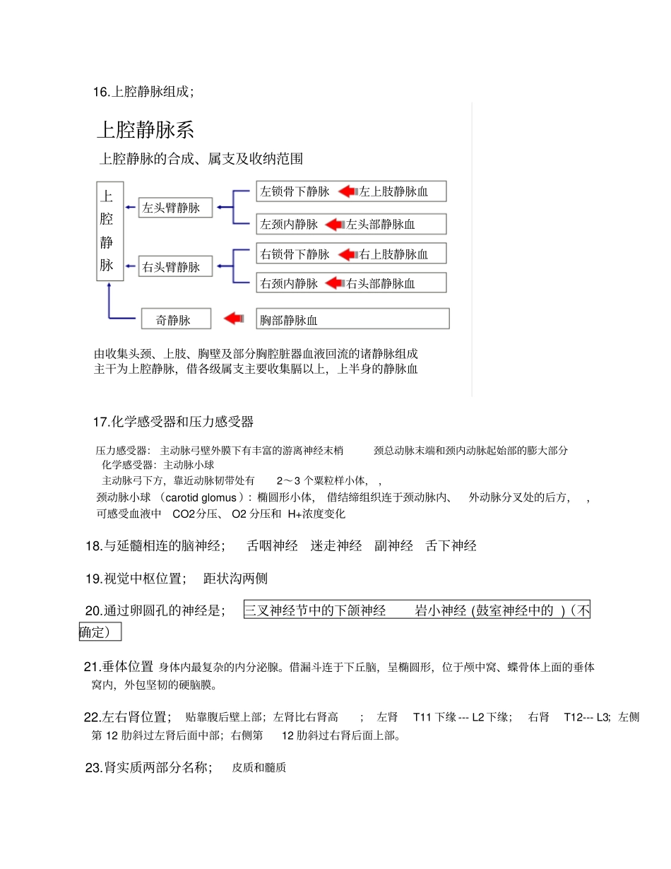 人体组织学与解剖学期末重点_第3页