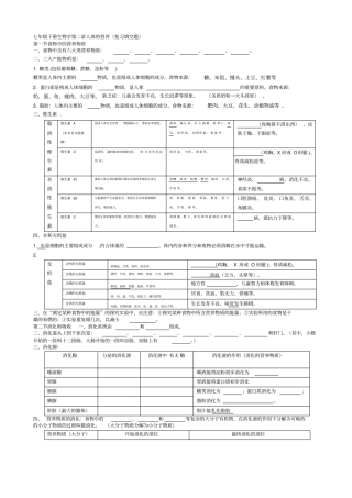 人体营养食物中营养物质