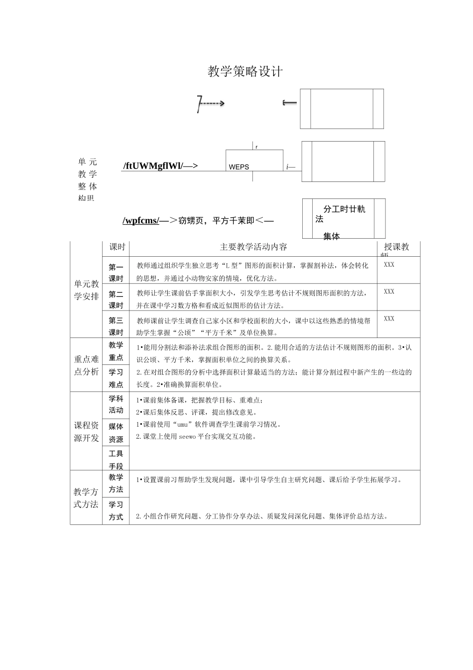 北师大版小学五年级数学上册《公顷和平方千米》教学设计_第2页