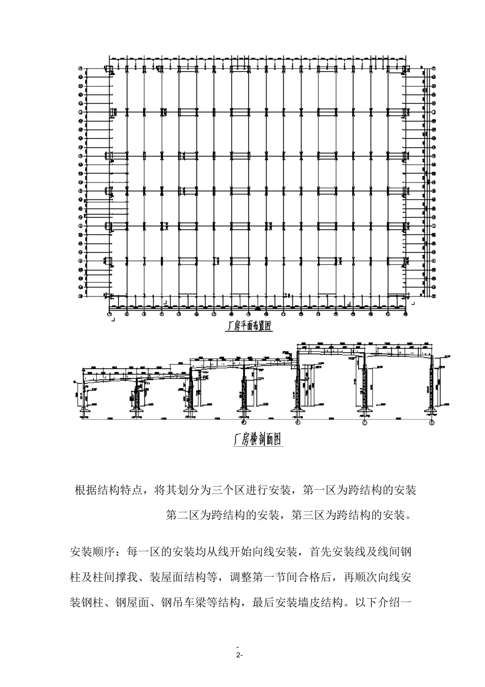 钢结构厂房门式刚架结构安装施工技术方案_第2页