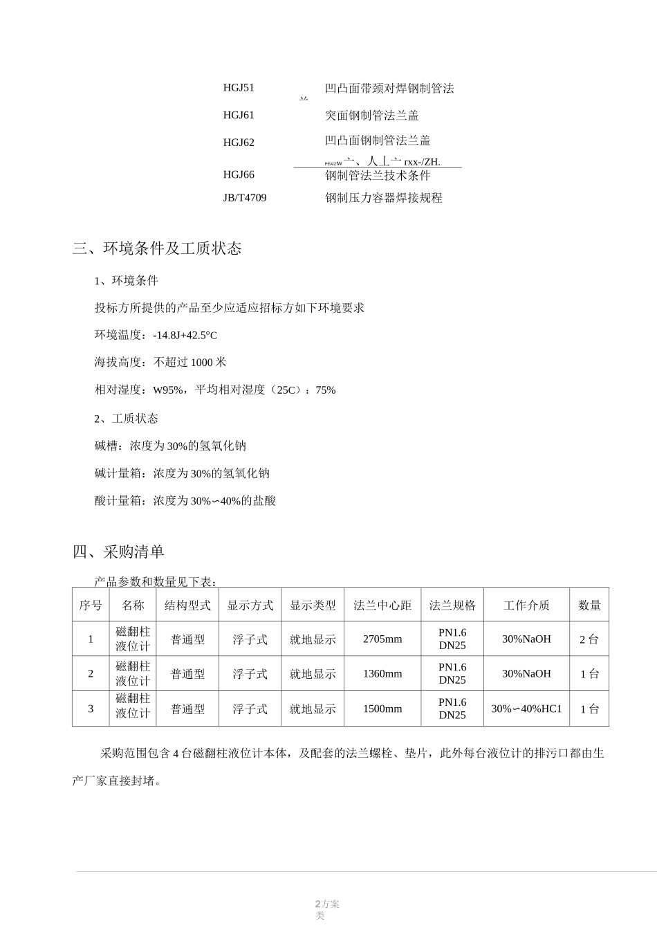磁翻板液位计技术要求(第2版)_第2页