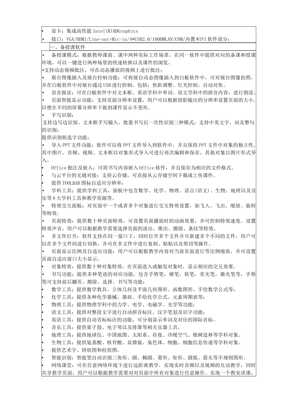 多媒体教学一体机技术参数_第2页