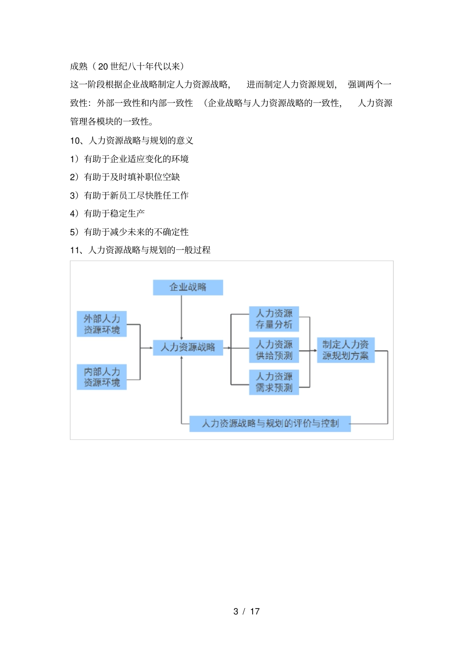 人力资源战略与规划复习提纲_第3页