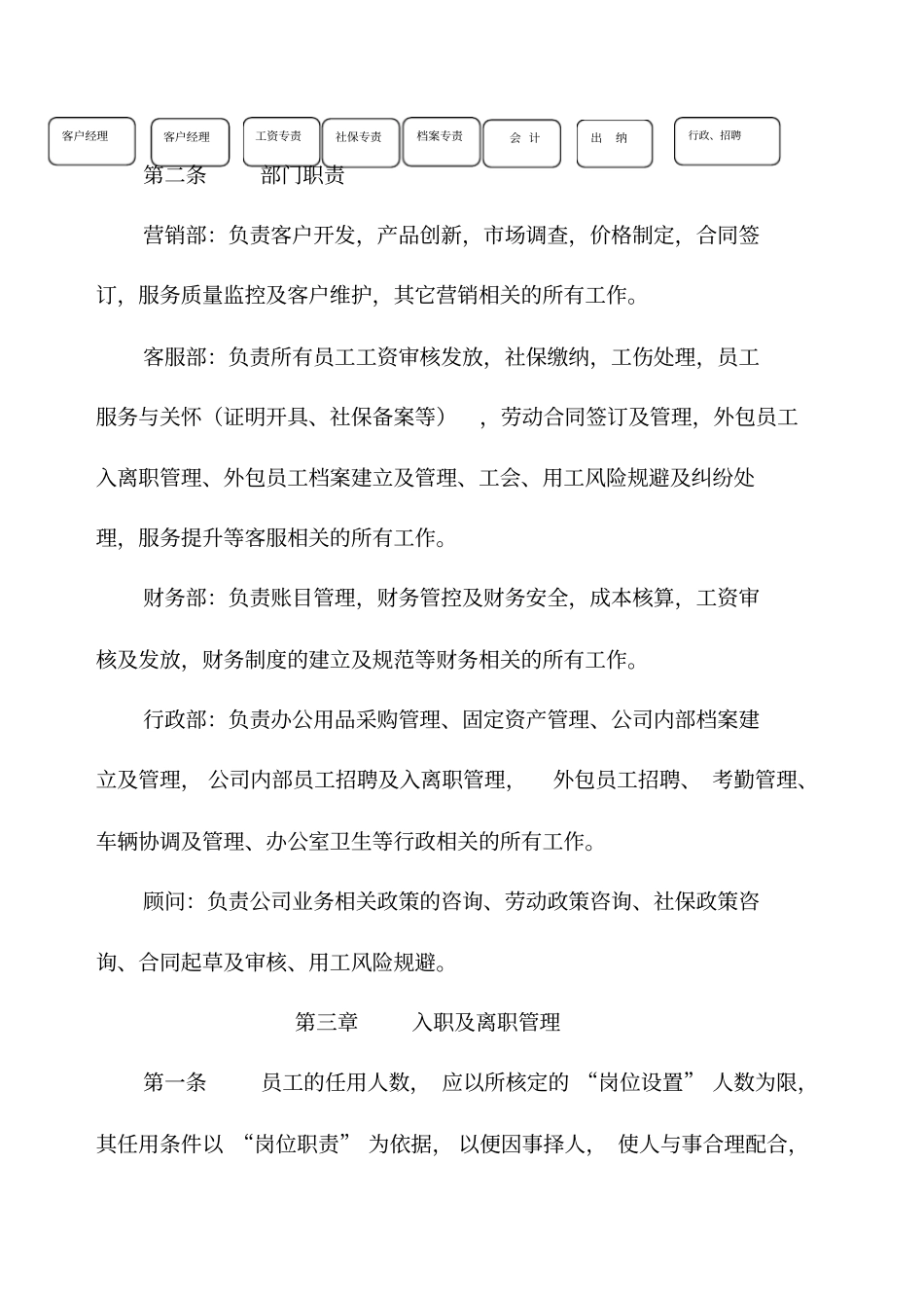 人力资源服务有限公司管理手册_第3页