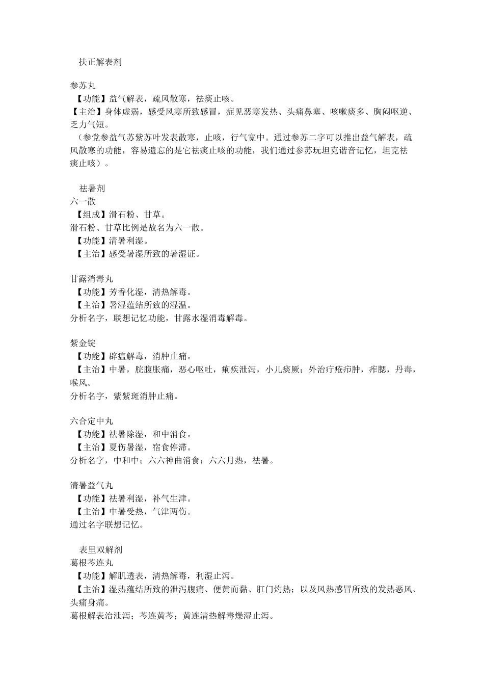 常用中成药高频考点_第3页