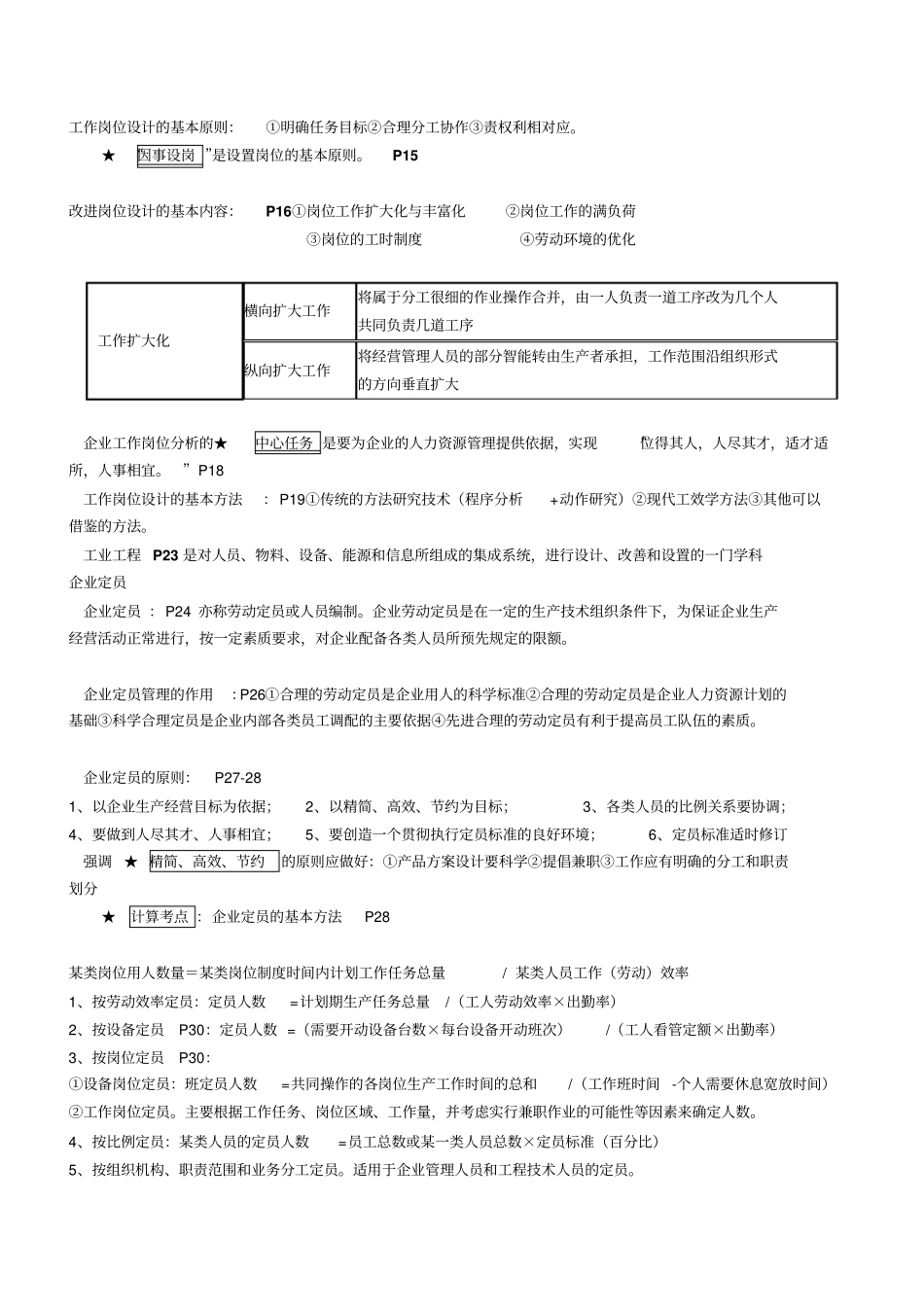 人力资源管理师三级复习总结全_第2页