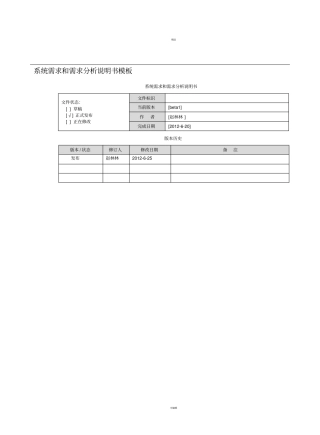 人力资源系统需求文档