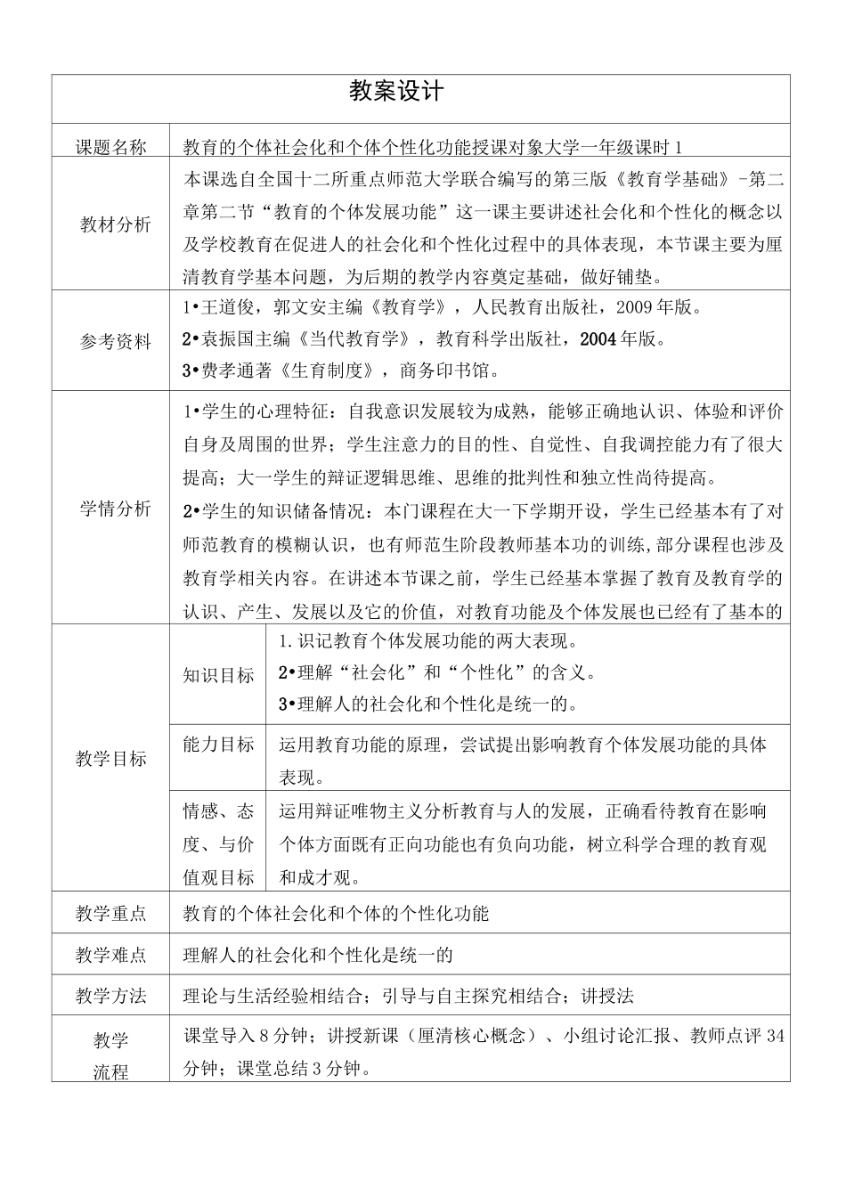 高校教师资格证 试讲教案_第2页