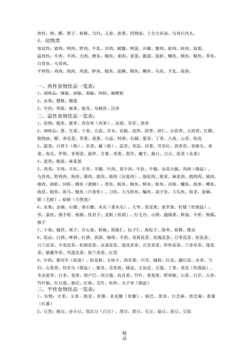 食物属性分类_第2页
