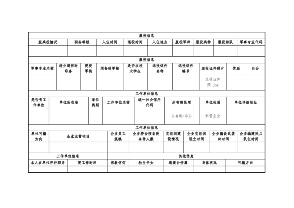 人员潜力登记表完美版_第3页