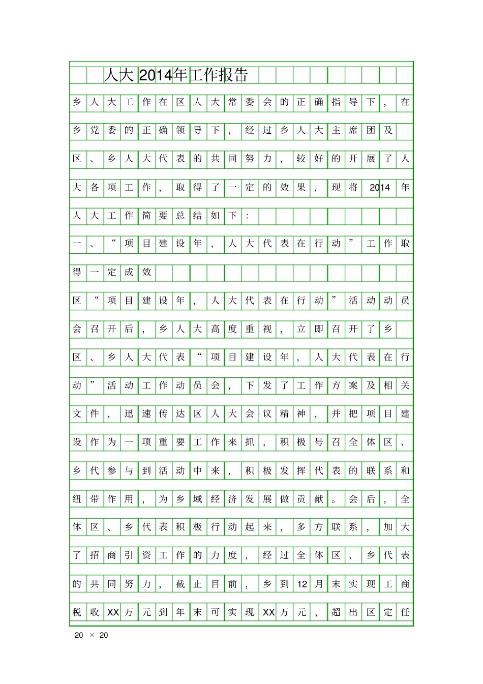 人大工作报告精品工作报告_第1页
