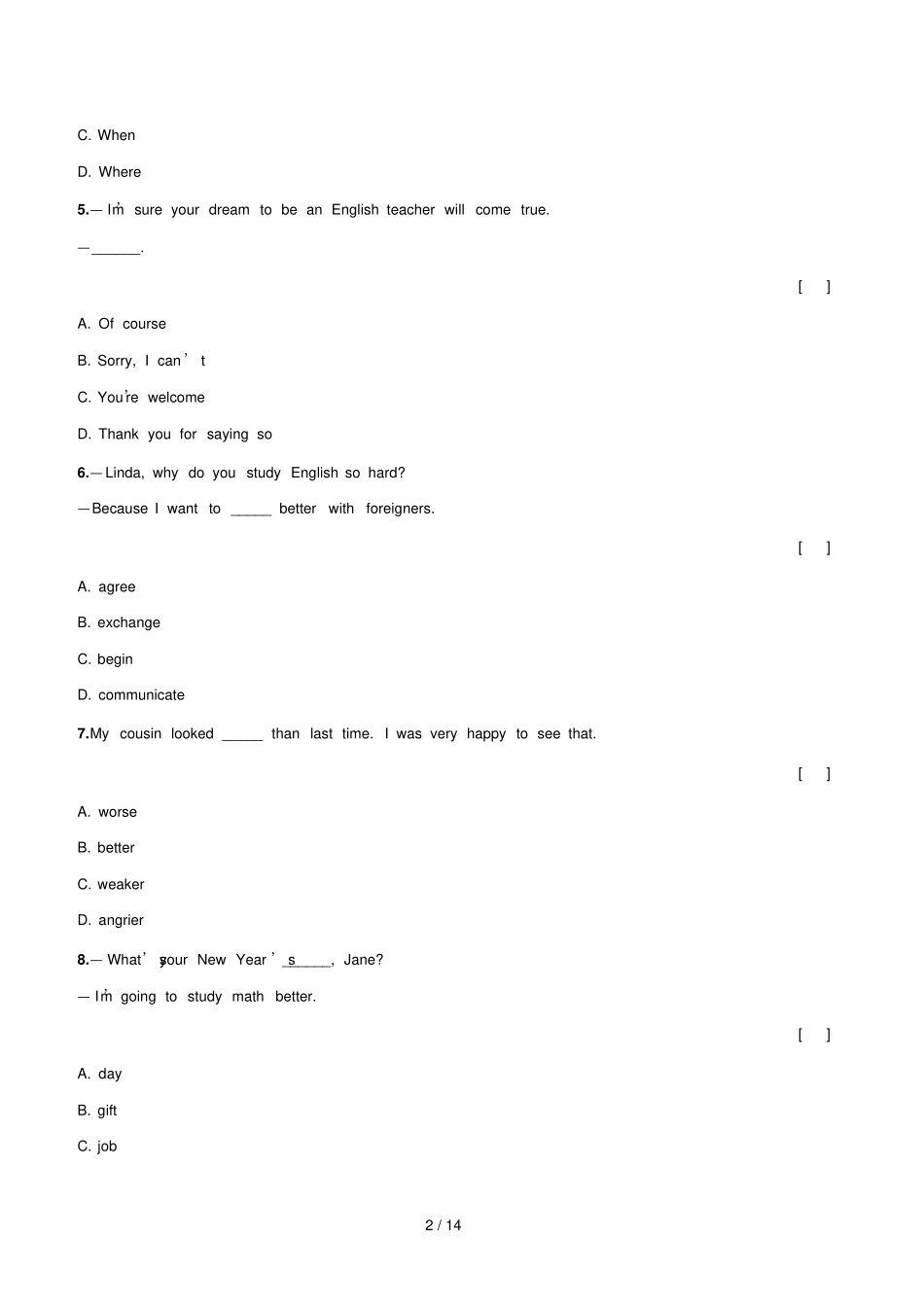 人教新目标五四制七级英语下册UnitI’mgoingtobeabasketballplayer_第2页