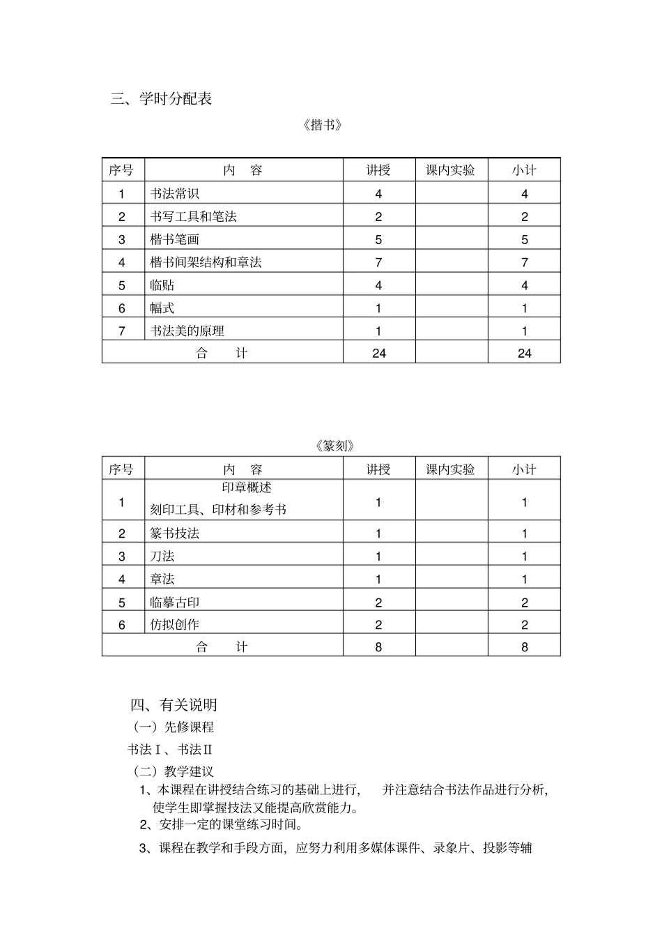 人教新课标高中美术必修四书法篆刻3教学设计_第3页