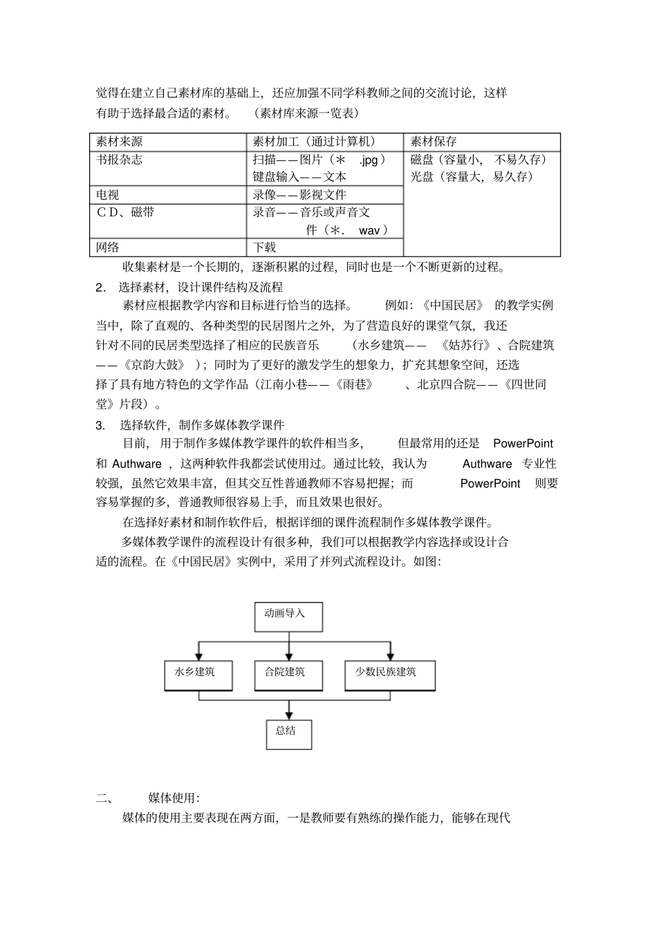 人教新课标高中美术必修五现代媒体在美术教学中的运用教学设计_第2页